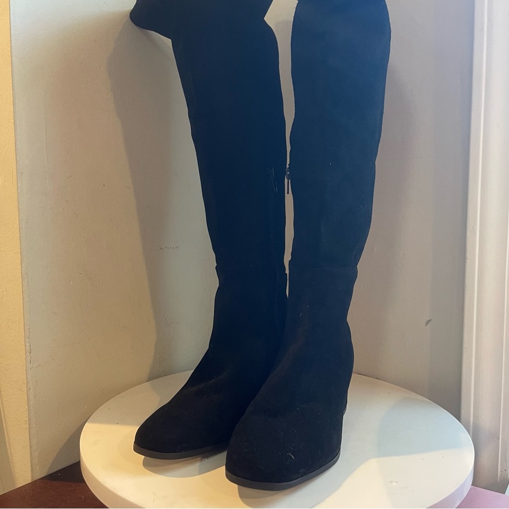 STEVEN Steve Madden Vaydan Women's Over The Knee Boots, Black NWT